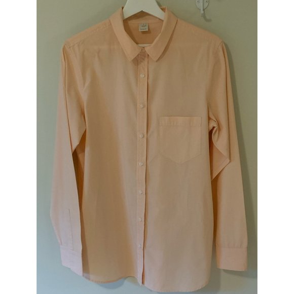 Sz S Trouve Long Sleeve Collared Button Down Shirt - Picture 1 of 4
